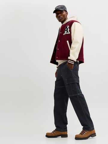 Loosefit Jeans cargo '12288612' di JACK & JONES in nero