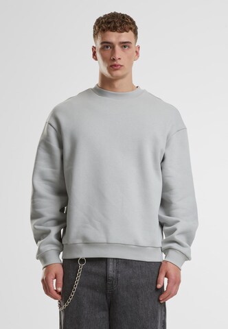 Urban Classics Sweatshirt 'Fluffy' in Grau: Vorderseite