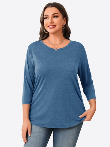 Imily Bela - Camiseta en azul: frente