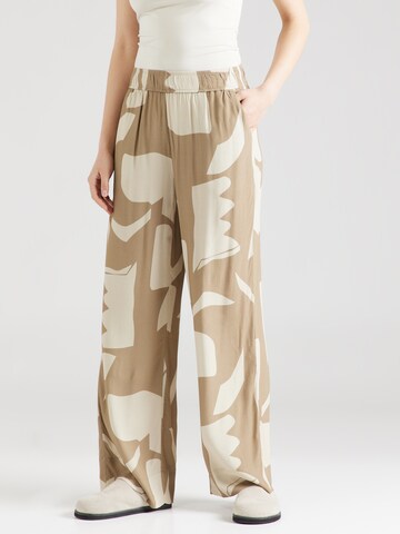 minimum Wide Leg Hose 'Satti' in Beige: predná strana