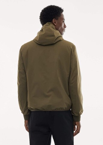 MANGO MAN Sweatjacke 'nada' in Grün