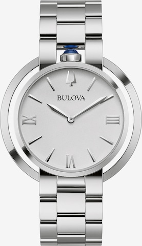 Bulova Analog Watch in Silver: front