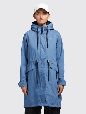 khujo Tussenparka 'Nanda' in Blauw: voorkant