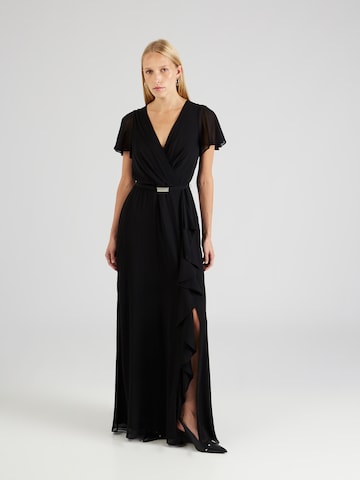 Lauren Ralph Lauren Βραδινό φόρεμα 'FARRYSH' σε μαύρο: μπροστά