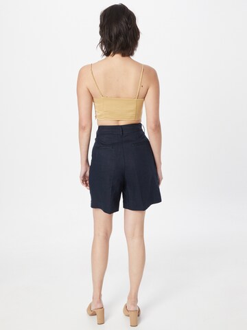 Loosefit Pantalon à plis Sisley en bleu