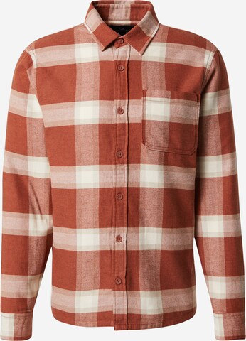 Chemise HOLLISTER en orange : devant