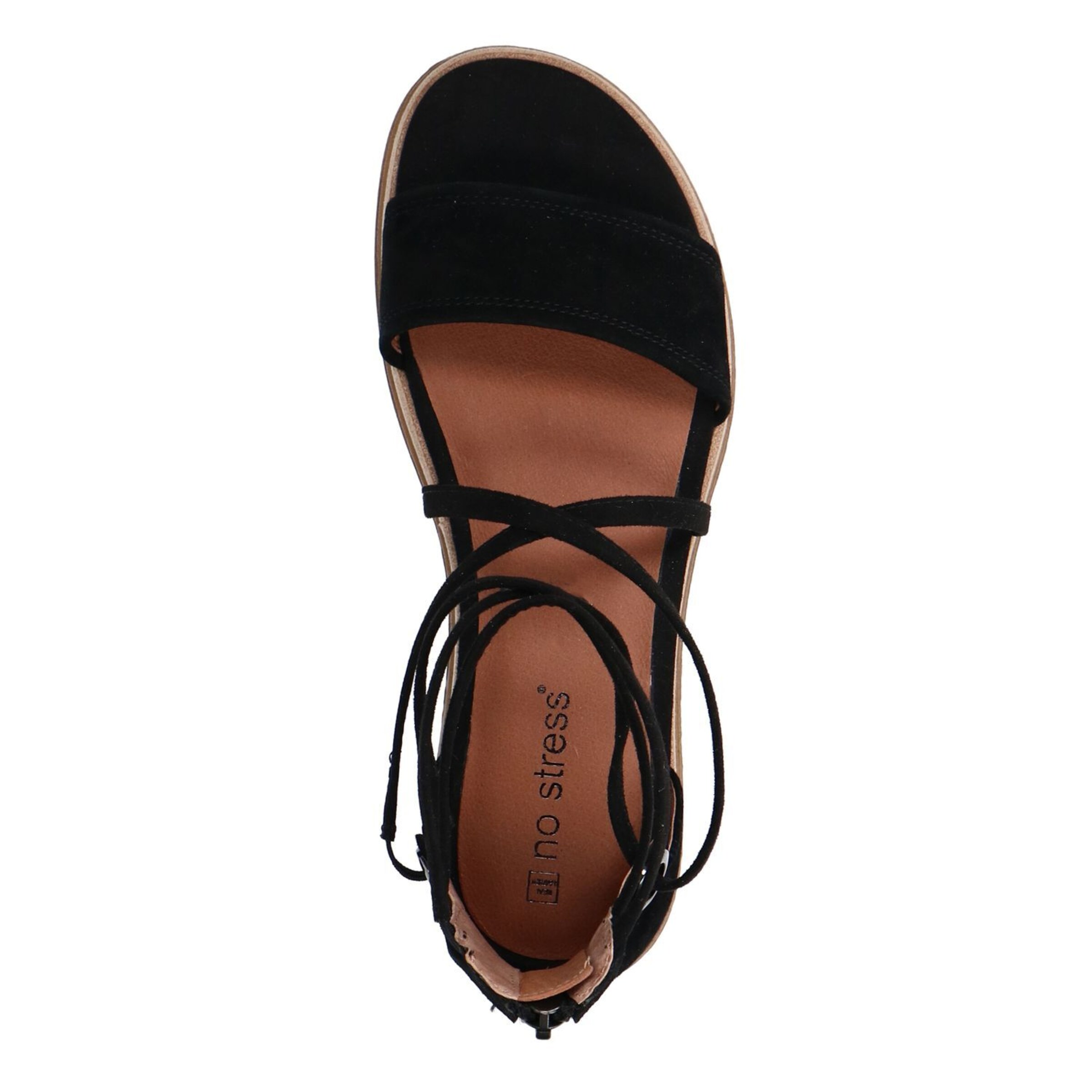 MANFIELD Sandale in Schwarz