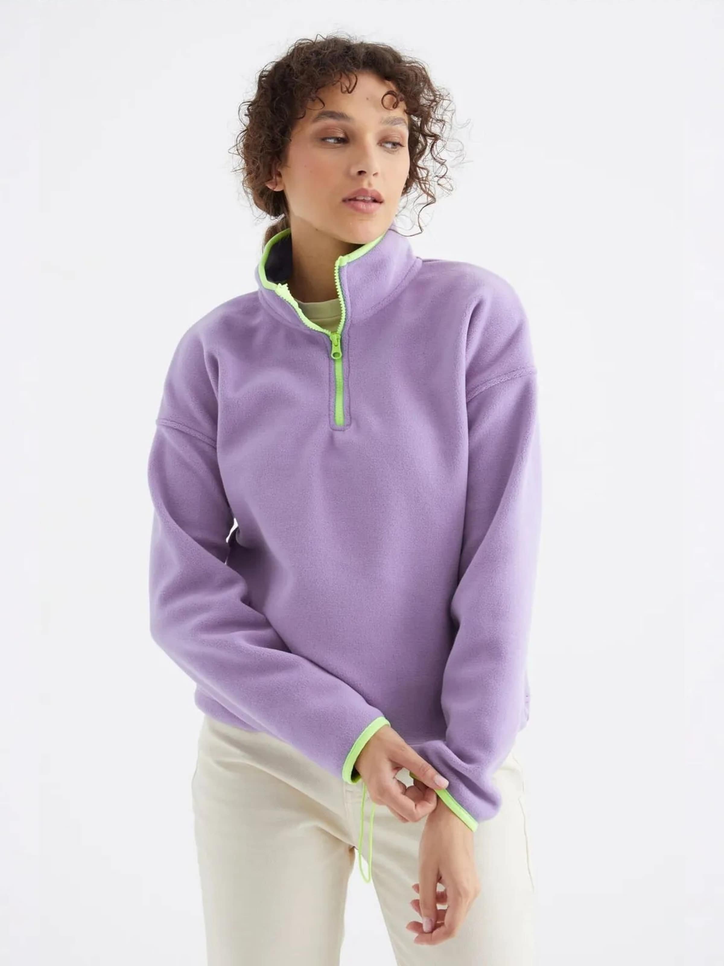 Tommy Life - Sweatshirt em roxo: frente