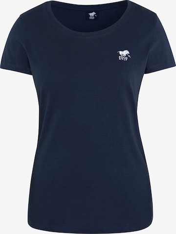 Polo Sylt T-Shirt in Blau: predná strana