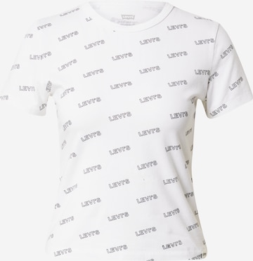 LEVI'S ® Shirt 'Graphic Rickie Tee' in Wit: voorkant