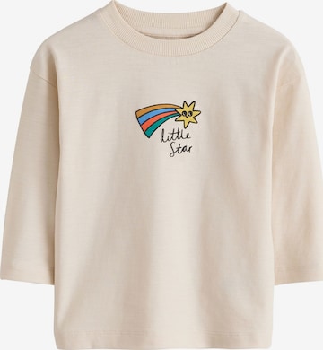T-Shirt Next en beige : devant