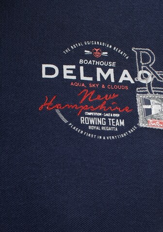DELMAO Poloshirt in Blau