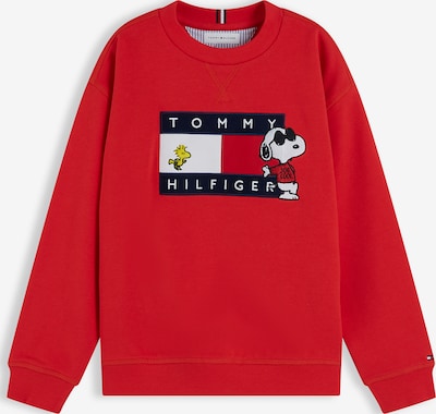 74 dydžio Megztinis be užsegimo 'Peanuts' iš TOMMY HILFIGER, spalva – tamsiai mėlyna / raudona / juoda / balta, Prekių apžvalga