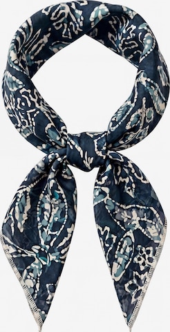 wundabaa Schal 'Voile Bandana 65 x 65' in Blau: Vorderseite