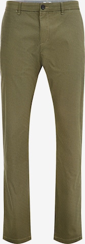 Slimfit Pantaloni chino di WE Fashion in verde: frontale