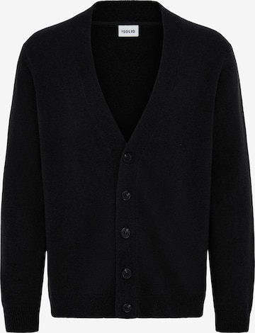 !Solid Knit cardigan 'SDRick' in Black: front
