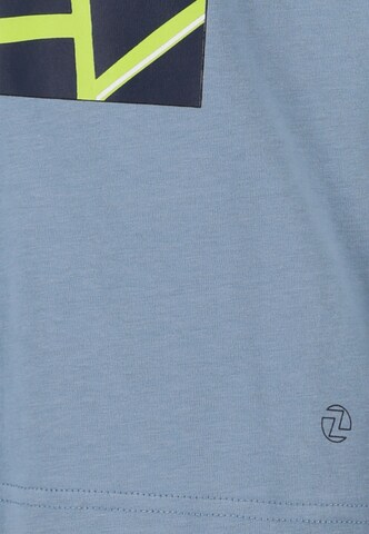 ZigZag Shirt 'Barkos' in Blauw