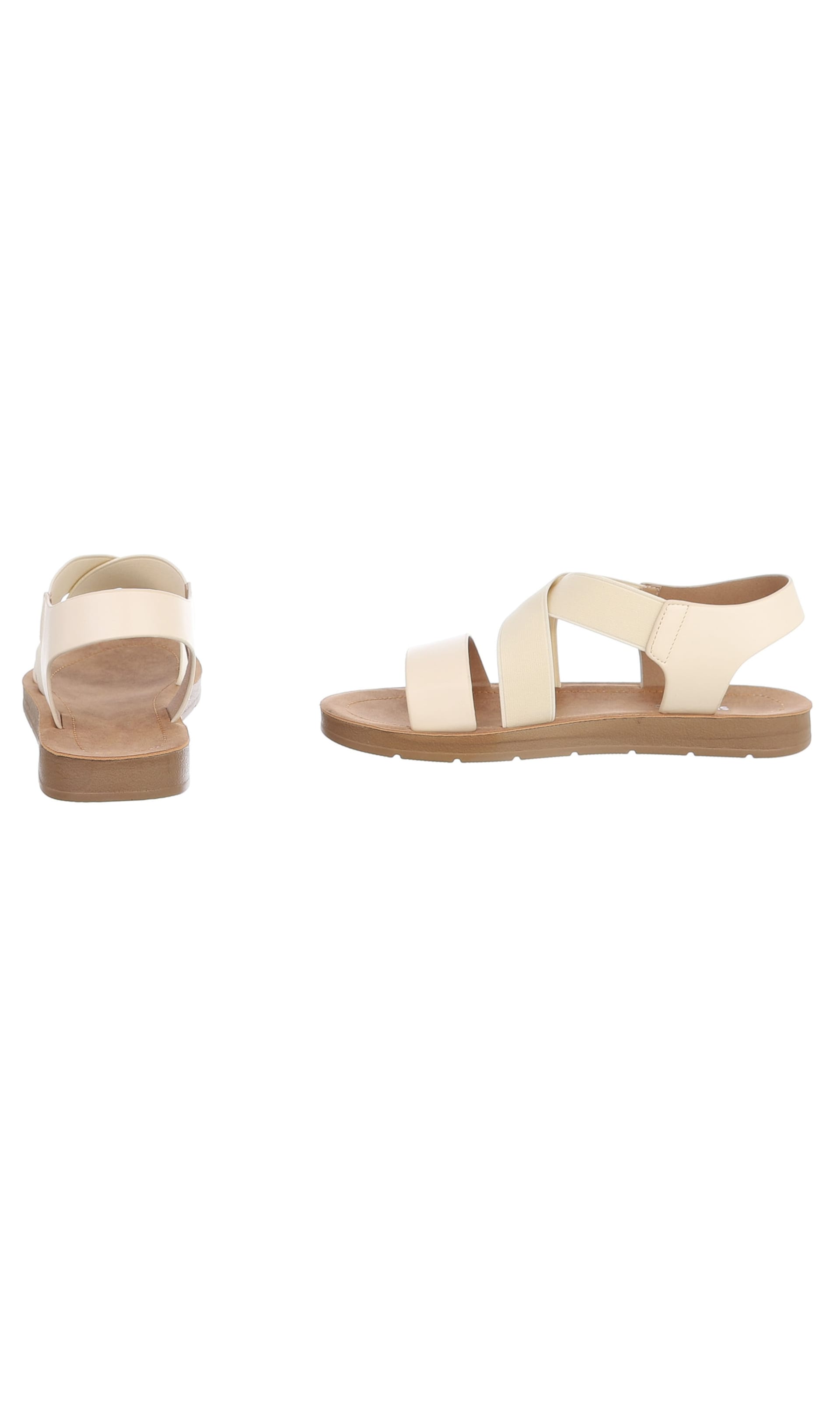 Ital-Design Strap Sandals in Yellow