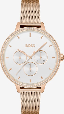 BOSS Black Analógové hodinky - ružová: predná strana