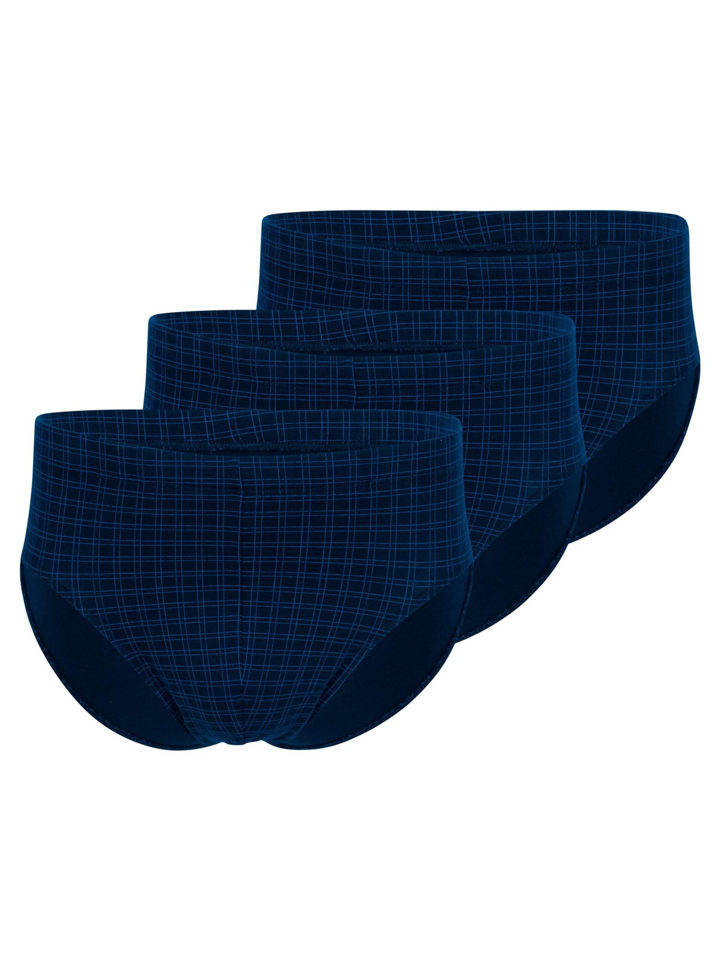 SCHIESSER Slip 'Cotton Casual Organic Cotton' in Blue: front