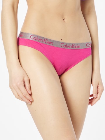 rožinė Calvin Klein Underwear Standartinis Moteriškos kelnaitės: priekis