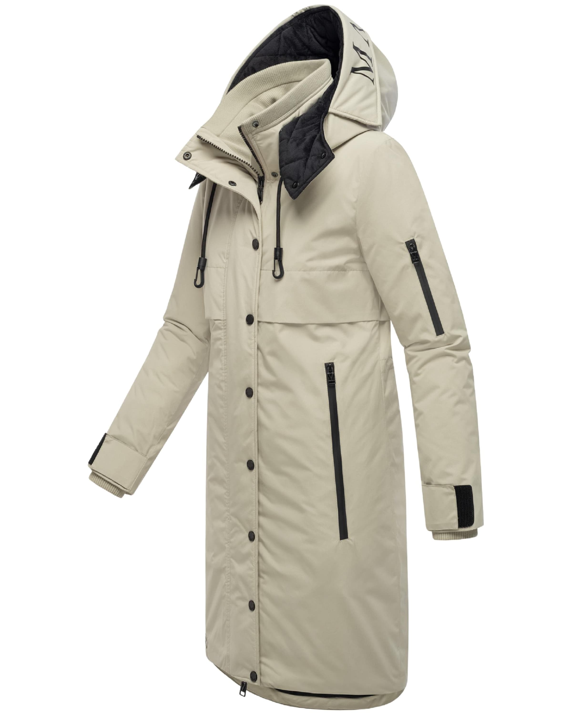 MARIKOO Mantel 'Anoukaa 16' in Grau