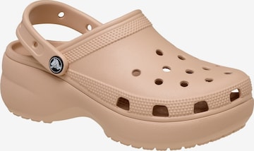 Clogs di Crocs in rosa: frontale