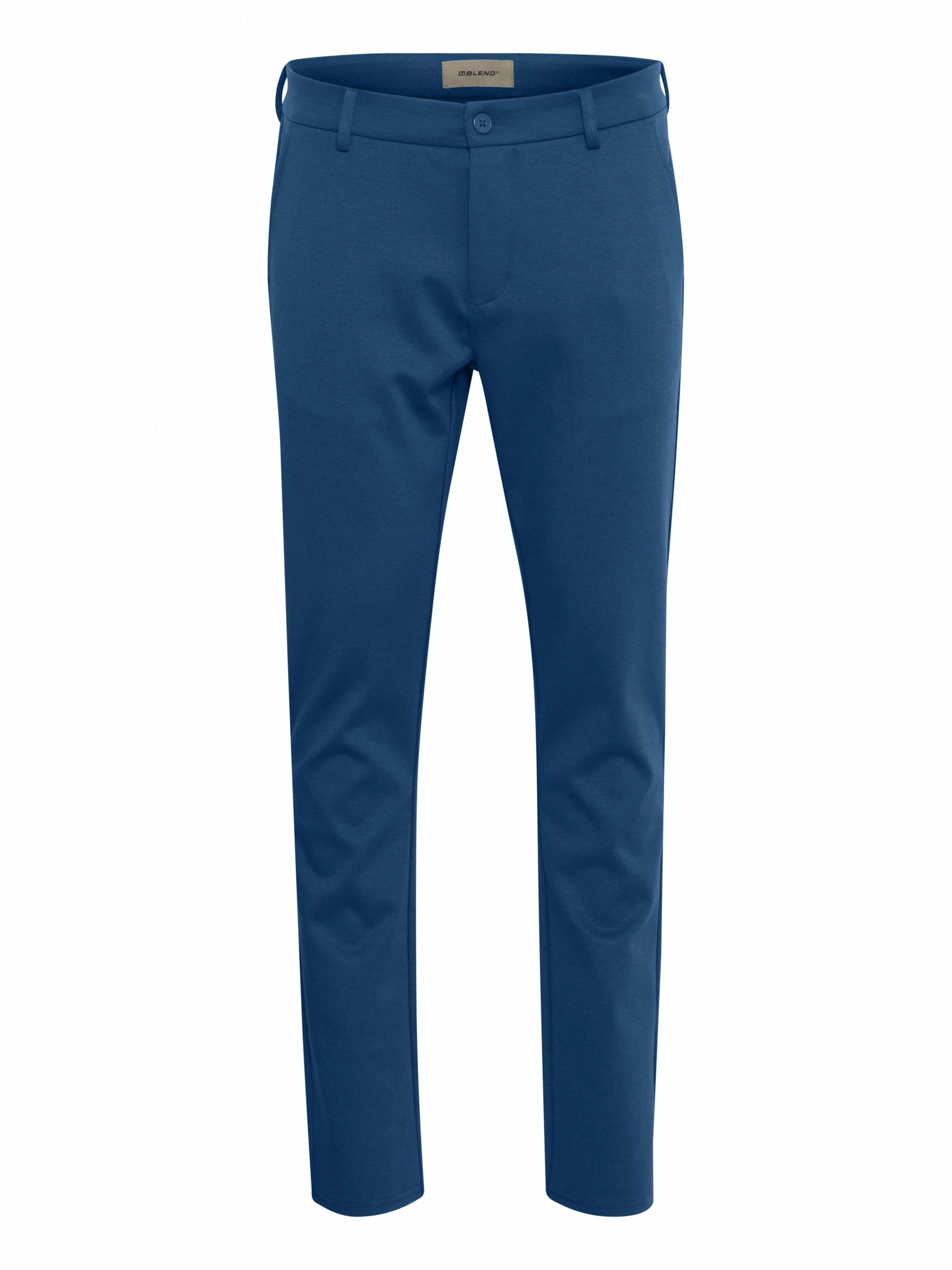 BLEND Slimfit Chino 'Helmer' in Blauw: voorkant