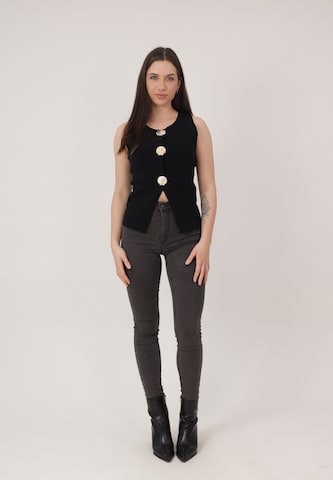 Elara Bluse i sort: forside