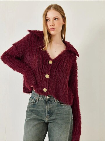 Bianco Lucci - Casaco de malha em vermelho