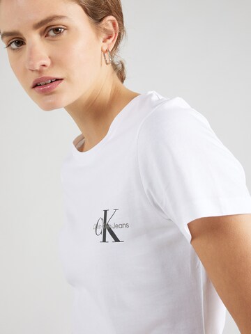 Calvin Klein Jeans T-Shirt in Beige