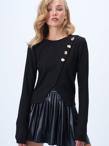 Trend Alaçatı Stili Μπλουζάκι σε μαύρο