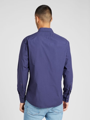 BOSS Orange Regular Fit Hemd 'Relegant' in Blau