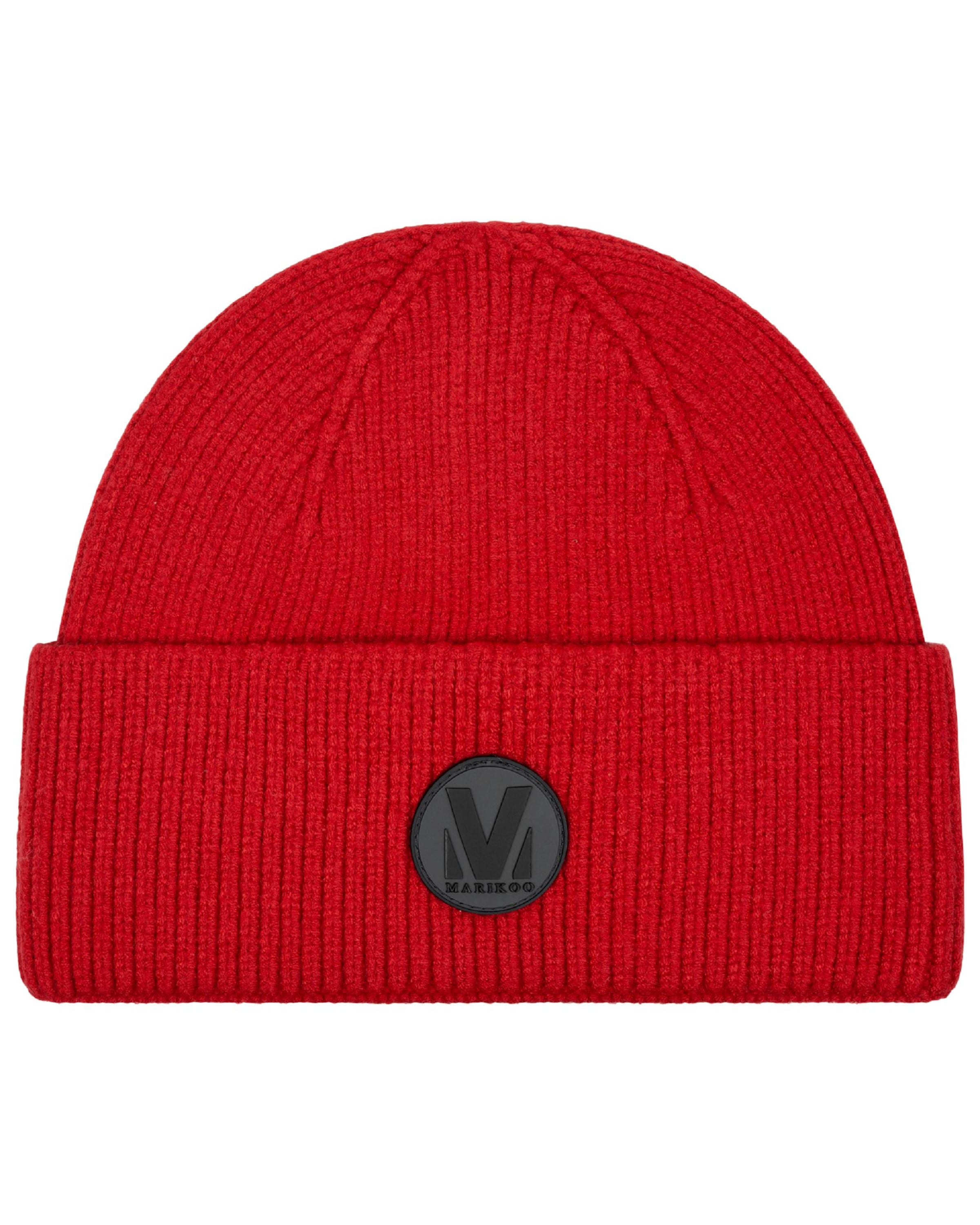 MARIKOO Beanie 'Effelin 16' in Red: front
