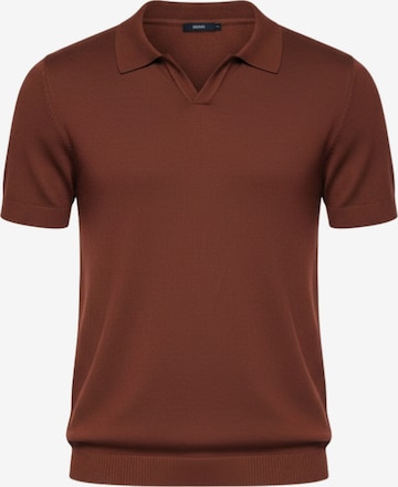 Ombre Shirt in Rot: Vorderseite