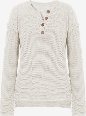 Imily BelaPulover - bijela boja: prednji dio