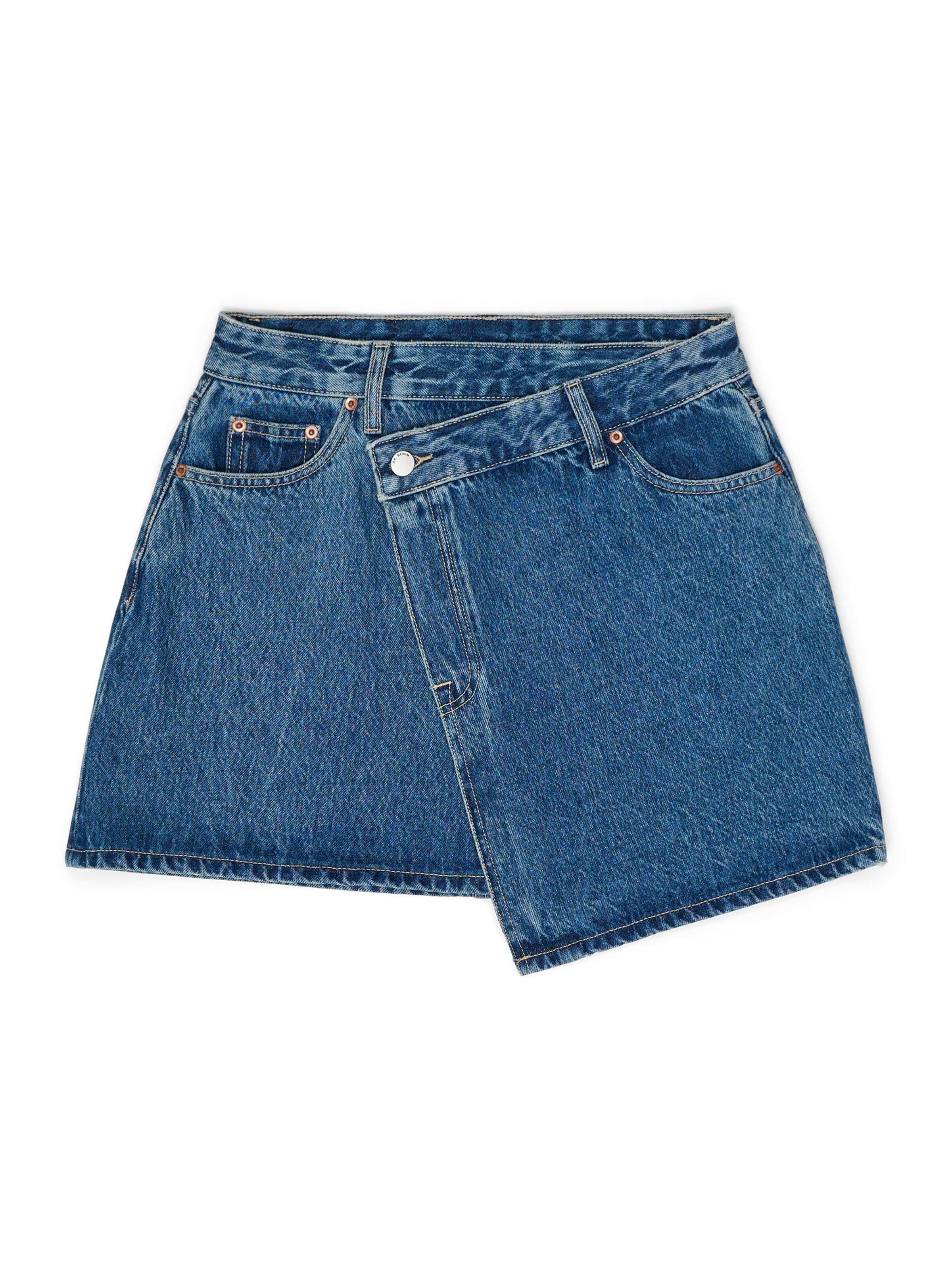 Dr. Denim Skirt 'Renay' in Blue: front