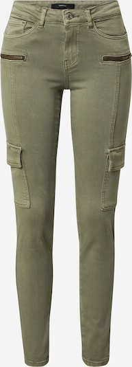 VERO MODA Cargojeans 'Honni Seven' in de kleur Groen, Productweergave