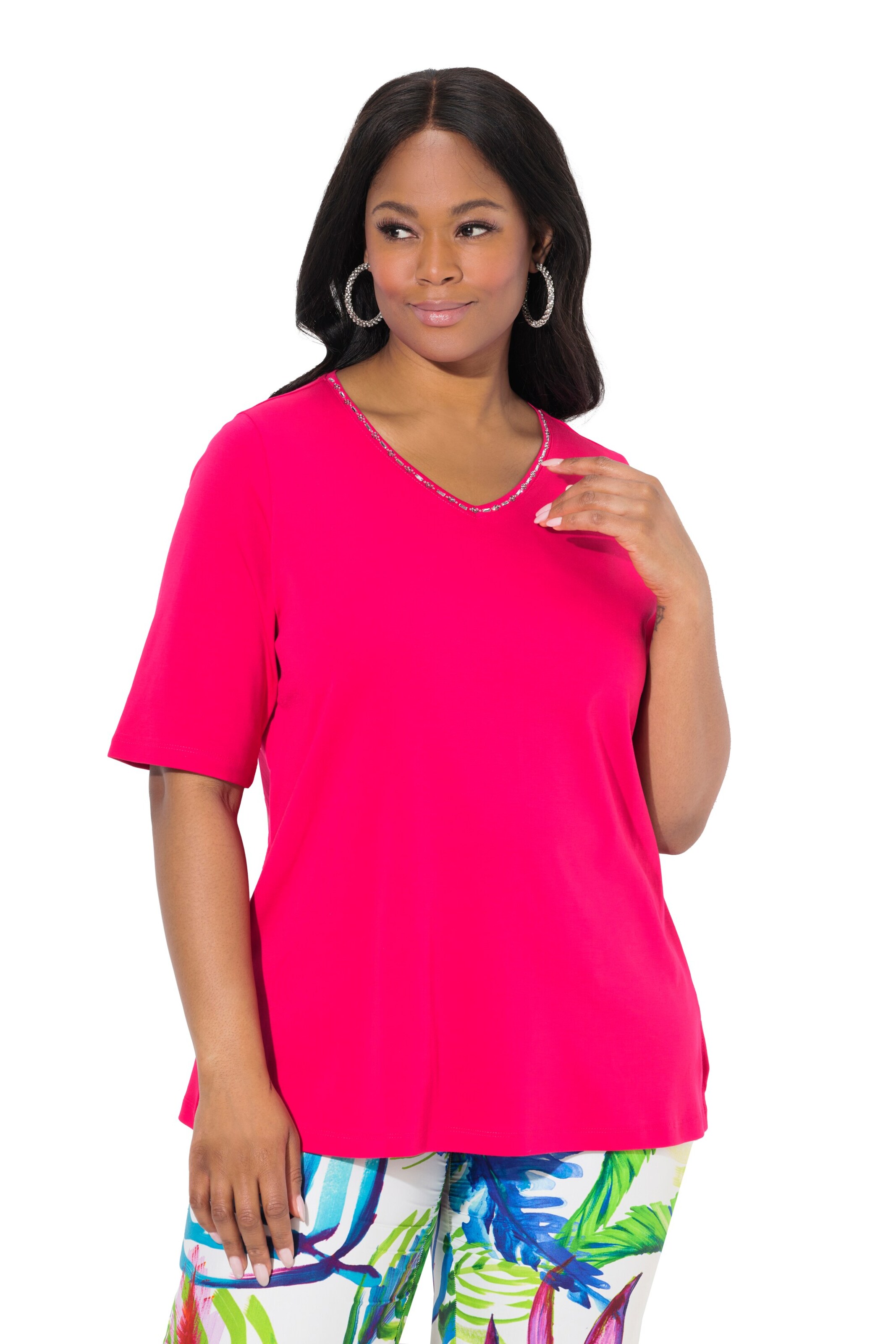 Ulla Popken Shirt in Pink: front