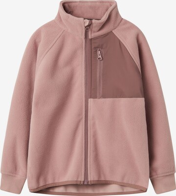 Veste en polaire 'Move 03' NAME IT en rose : devant