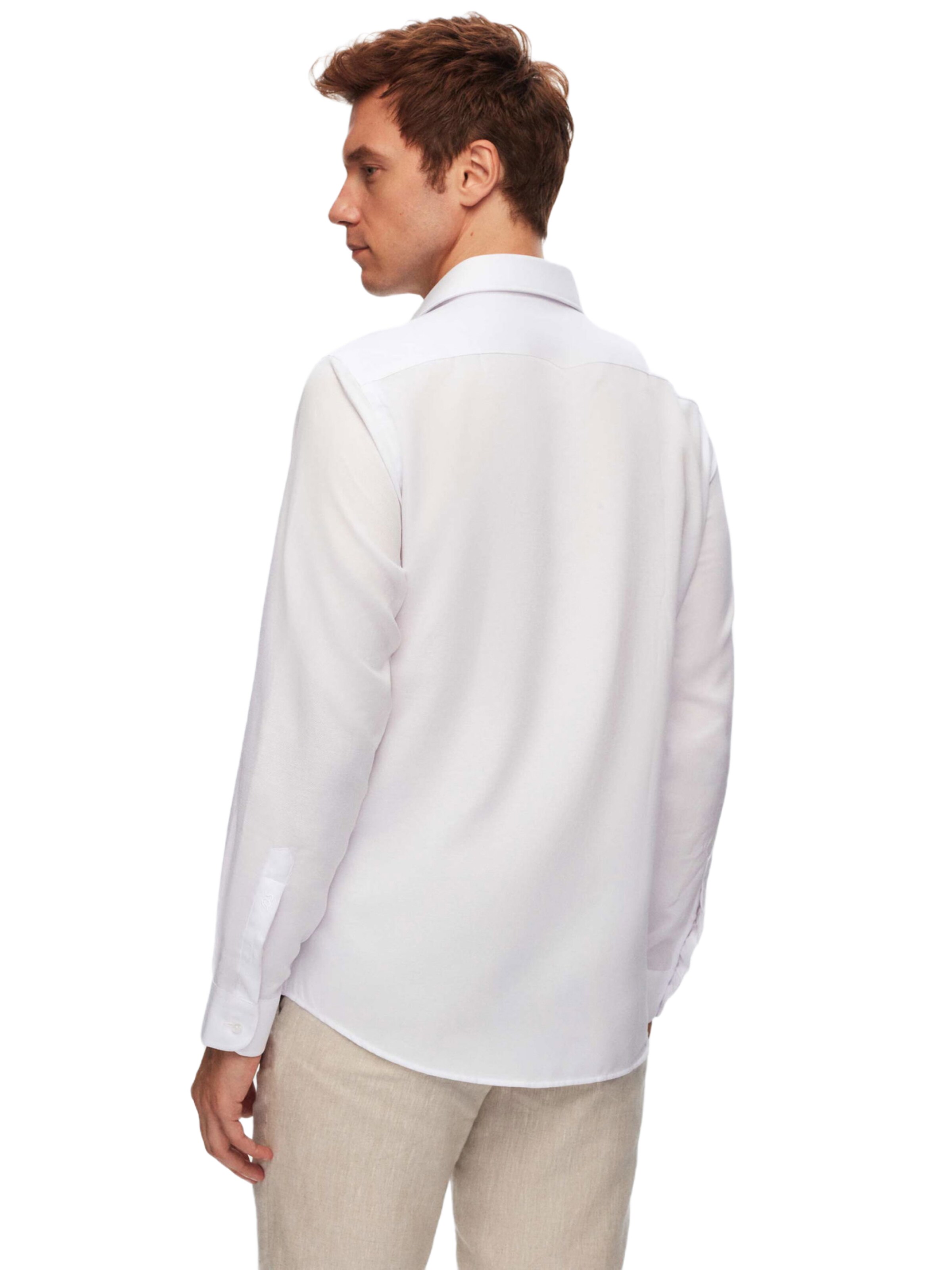 D’S Damat Regular fit Overhemd in Wit