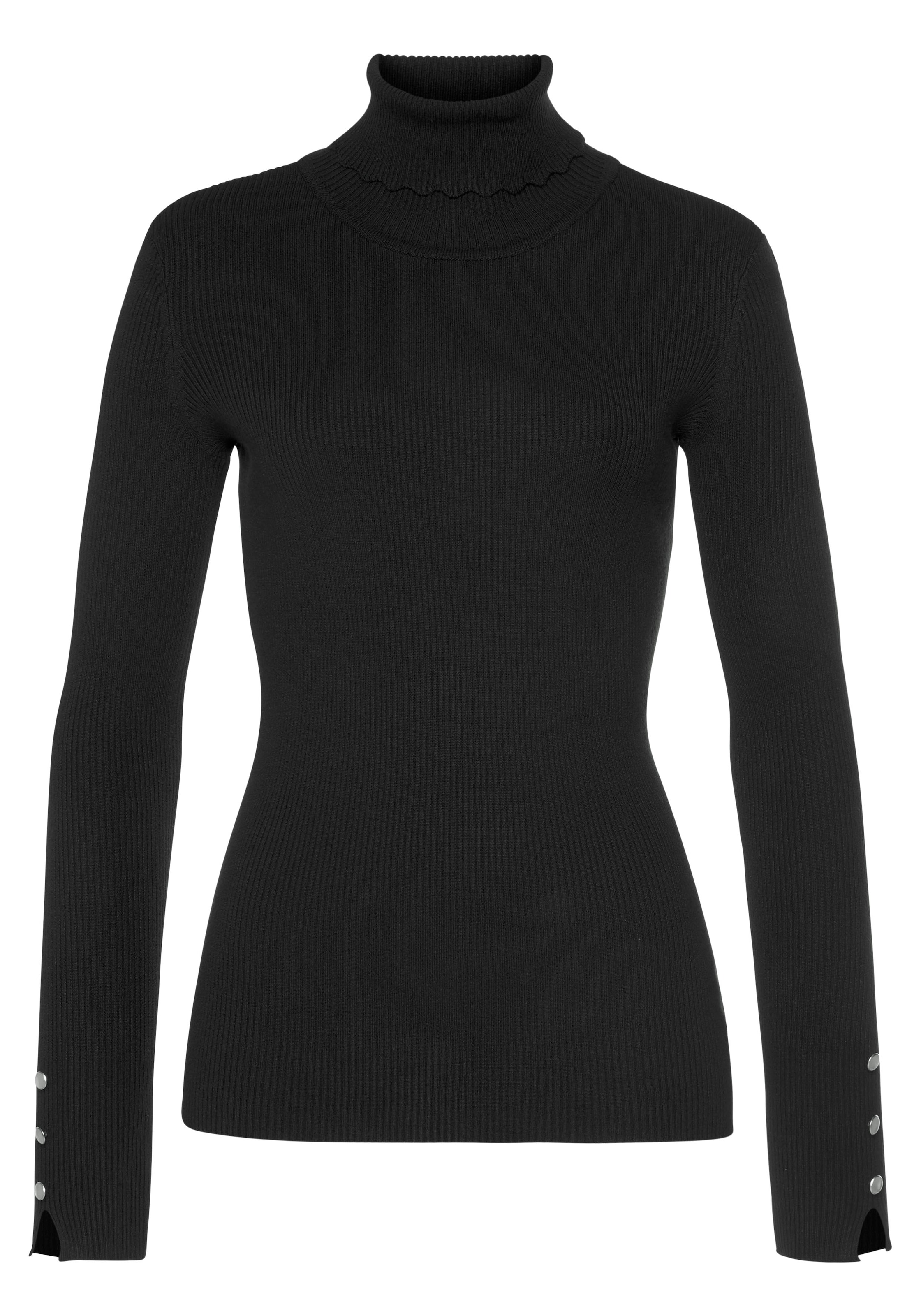 LAURA SCOTT Pullover in Schwarz: Vorderseite