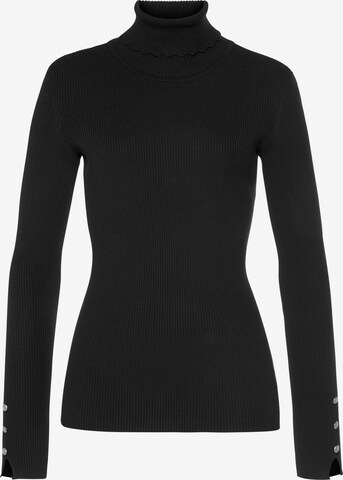 LAURA SCOTT Sweater in Black: front