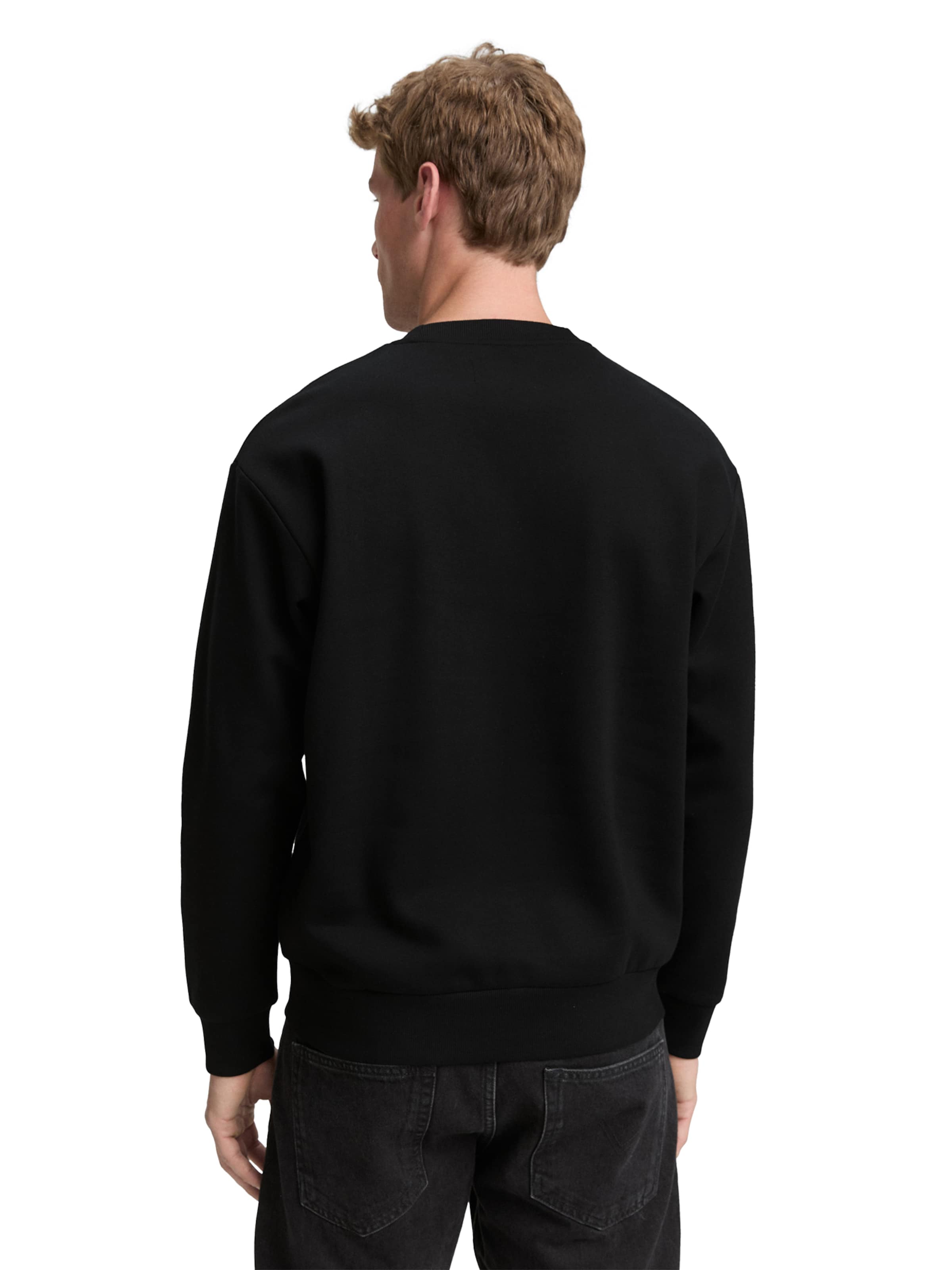 TOM TAILOR DENIM Mikina - Čierna