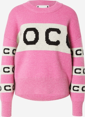co'couture - Pullover 'Leona' em rosa: frente