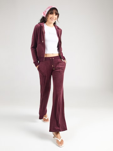 Juicy Couture - Acampanado Pantalón 'Layla' en rojo