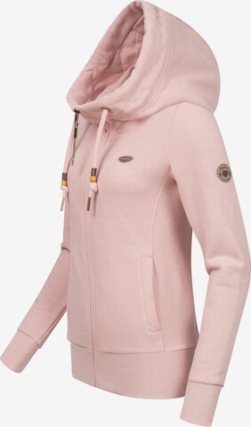 Ragwear Zip-Up Hoodie 'Emer' in Pink