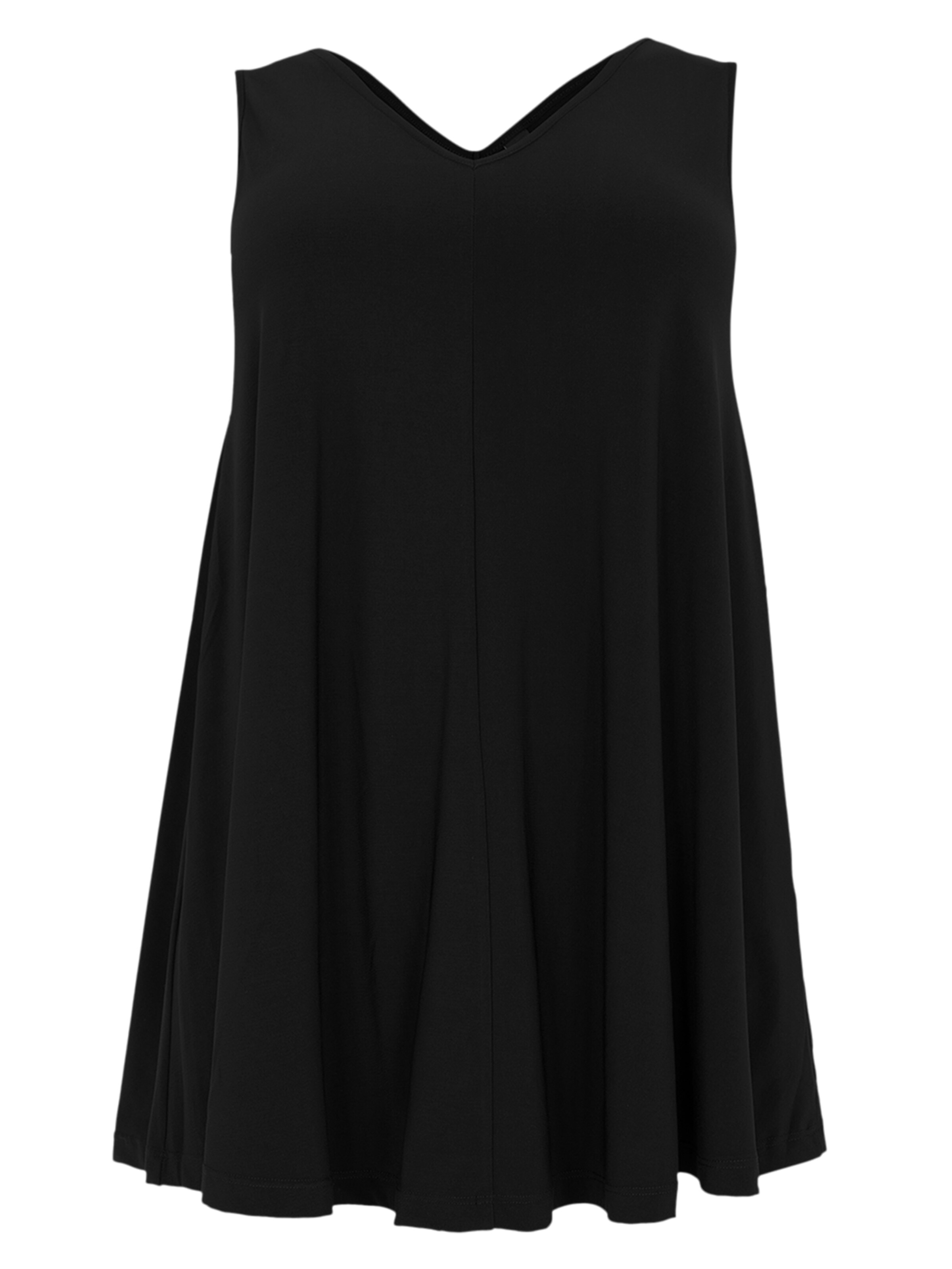 YOEK Top in Schwarz: Vorderseite