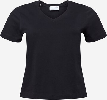 Selected Femme Curve Shirt 'Andard' in Black: front