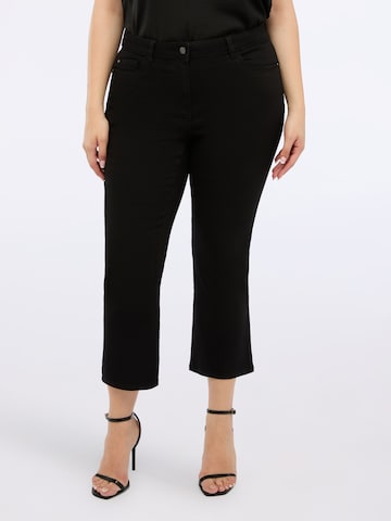 évasé Jean Fiorella Rubino en noir